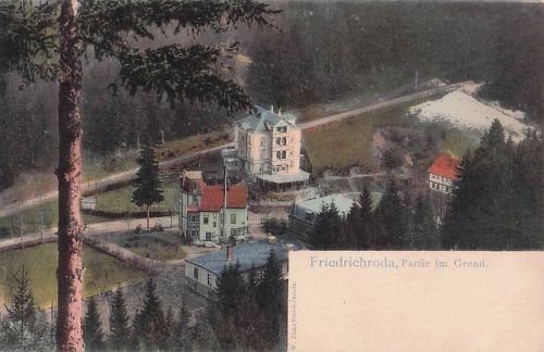 Friedrichsruh Der Grund vom Bismarckfelsen Hotels Villen 1900