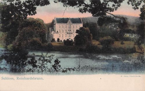 Friedrichroda Schloss Reinhardsbrunn Kat. Friedrichroda