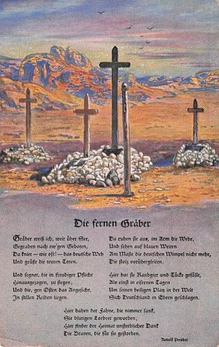 Die fernen Gräber - Kolonialkriegerdank