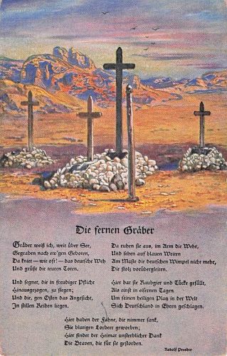 Die fernen Gräber - Kolonialkriegerdank