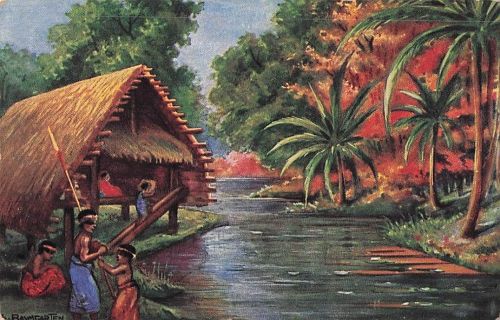 Künstler Baumgarten, Fritz, Neumecklenburg Neuirland Papua Neuguinea,