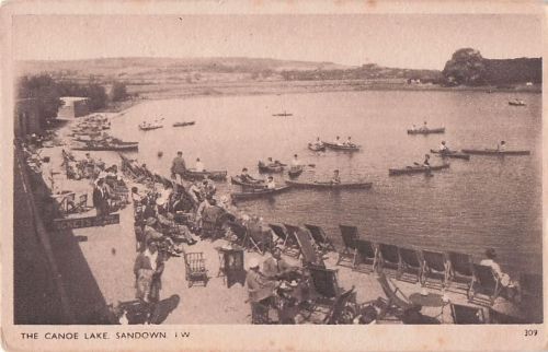 THE CANOE LAKE. SANDOWN IW