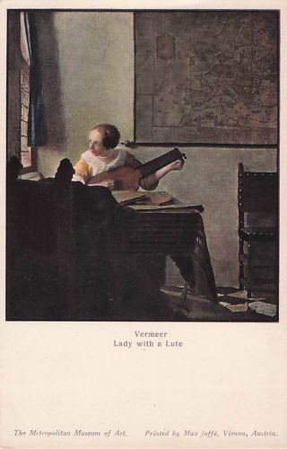 Max Jaffé, Wien, Vermeer, Dame mit Laute, Metropolitan Museum