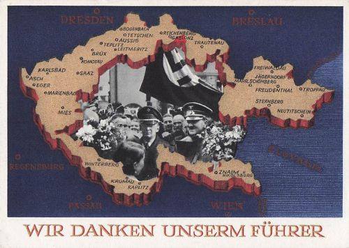 DR - Sudetenland 6 Pfg. Sonderganzsache SST Wien Tag d. Deutschen Polizei 1939