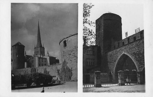 Eesti. Tallinn. Kloostrivärav - Rannavär, ümbrus Klosterpforte - Umgebung d. Strandpforten