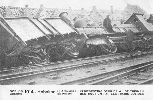 AK Antwerpen-Hoboken, Verwoesting door de wilde treinen aangericht