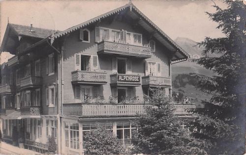 Hotel Alpenrose in Adelboden, Schweiz.