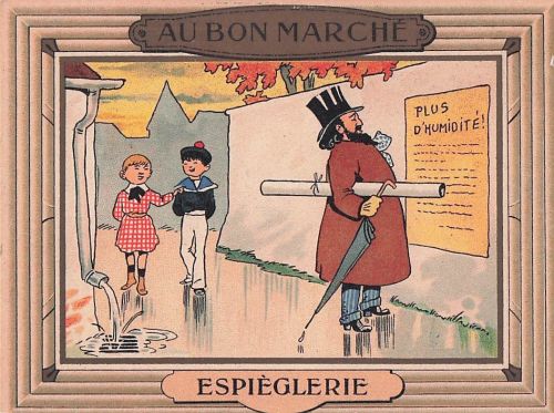 Werbe-Postkarten-Motiv Kaufhaus Au Bon Marché.