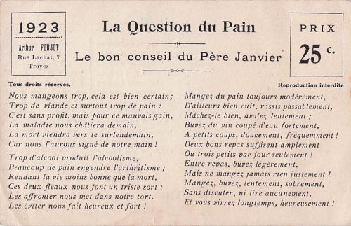 La Question du Pain