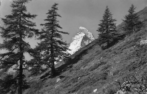 ikonische Matterhorn bei Zermatt in der Schweiz