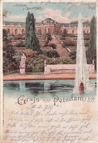 Gruss aus Potsdam - Litho