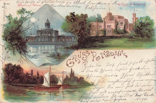 Gruss aus Potsdam - Litho