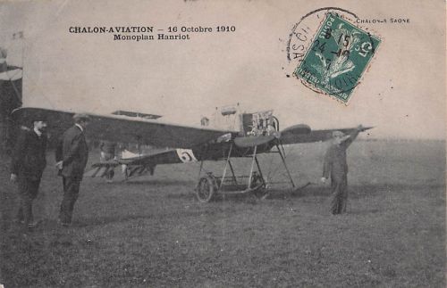 CHALON-AVIATION 16 Octobre 1910 -Monoplan Hanriot