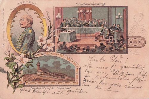 Dreyfus-Affäre bezieht, ein politischer Skandal im Frankreich
