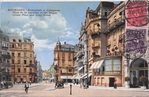 WIESBADEN. Kranzplatz u, Langgasse