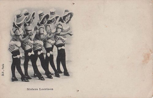 Sisters Lorrison Erotik Variete Tanzen ca.1900