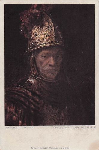 REMBRANDT VAN RIJN DER MANN MIT DEM GOLDHELM