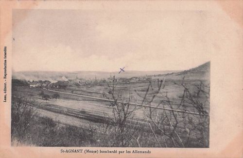 St-AGNANT (Meuse) bombardé par les Allemands