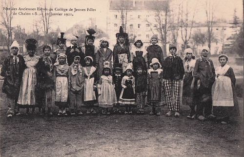 Fête des Anciennes Elèves du Collège de Jeunes Filles de Chalon-s-S. 30 Janvier 1921. -