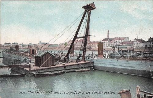 2989-Chalon-sur-Saône. Torpilleurs en Construction