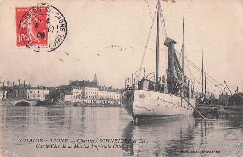 CHALON-S-SAONE Chantiers SCHNEIDER et Cie. Garde-Côte de la Marine Impériale Ottomane