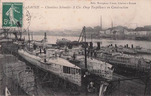 hantiers Schneider & Cie. Onze Torpilleurs en Construction