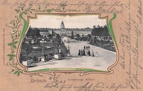 Karlsruhe Grossherzogl. Schloss