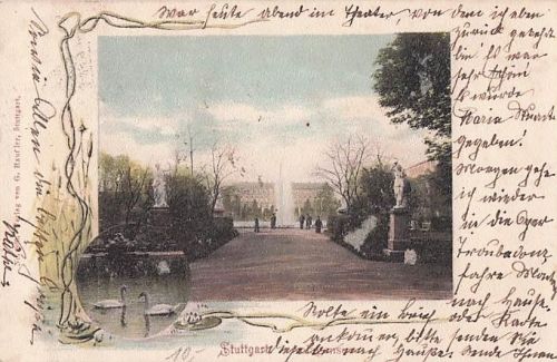 Oberen Anlagensee im Schlossgarten von Stuttgart