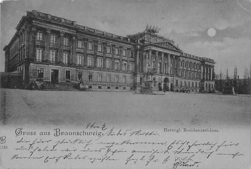 Braunschweig Das Herzoegliche Residenzschloss Kat. Braunschweig