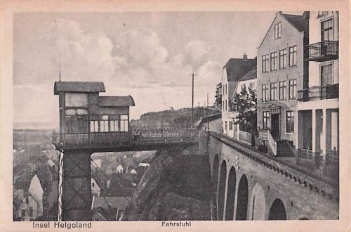 Insel Helgoland Fahrstuhl