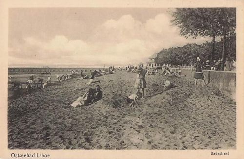 AK Laboe, Partie am Badestrand