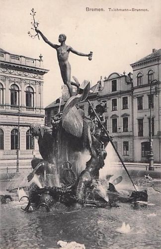 Bremen. Teichmann-Brunnen.