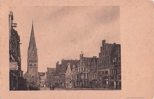 Blick auf die Johanniskirche in Lüneburg.