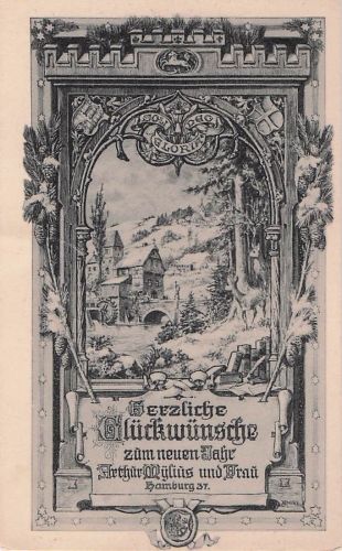 "Herzliche Glückwünsche zum neuen Jahr"