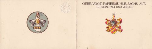 Gebr. Vogt, Papiermühle, Sachs.-Alt.,