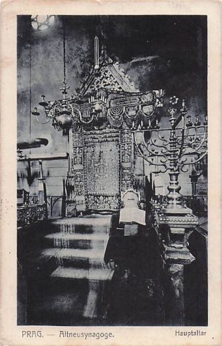 Praha - Altneu Synagoge - Judaika