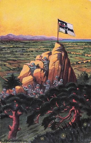 AK China - Auf Beobachtungsposten vor Tsingtau um 1915