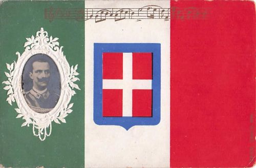 Prunk Foto Postkarte - Viktor Emanuel III. König von Italien um 1900