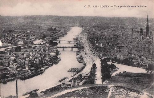 C. V. 421ROUEN-Vue générale vers la Seine
