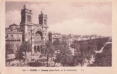 344 TUNIS Avenue Jules-Ferry et la Cathédrale LL