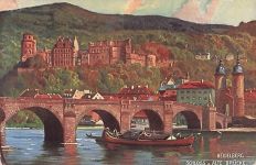 A HEIDELBERG SCHLOSS. ALTE BRÜCKE.