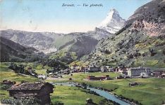 Zermatt. Vue générale.