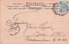 Künstler-Ansichtskarte aus der Serie „Wiener Straßenleben“ (Nr. 275) aus dem Verlag A. Söckl, Wien