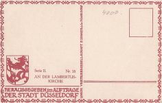 Ansichtskarte Düsseldorf, An der Lambertuskirche