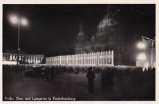 Berlin. Dom und Lustgarten in Festbeleuchtung