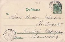 Postkarte Carte Postale Friedrichsfelde Berlin Schloss Kirche Litho