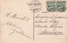Ansichtskarte Chaux-de-Fonds, La Synagogue et le Controle