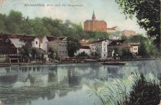 Weissenfels, Blick nach der Bergschule.