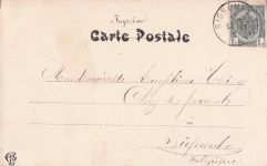 CHAMOUIN, KÜNSTLER SIGNIERT, JUGENDSTIL, LE CORAIL, Vintage-Postkarte