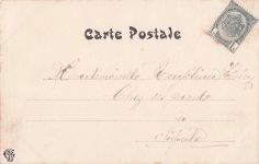 CHAMOUIN, KÜNSTLER SIGNIERT, JUGENDSTIL, C L'EMERALDE, Vintage-Postkarte